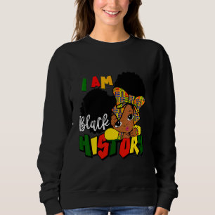 Ich bin schwarze Geschichte für Kinder Mädchen sch Sweatshirt