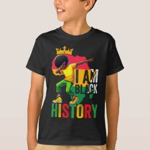 Ich bin schwarze Geschichte Kinder Jungen Männer D T-Shirt