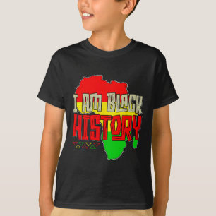 Ich bin Schwarze Geschichte Kinder Jungen Schwarze T-Shirt