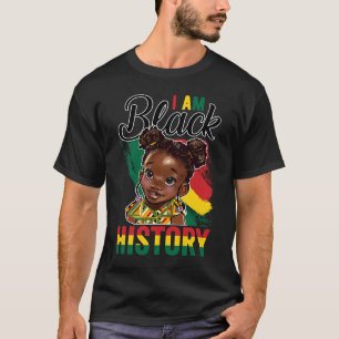 Ich bin schwarze Geschichte Little Melanin Princes T-Shirt