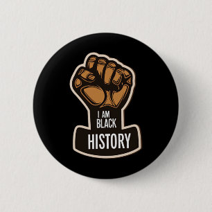 Ich bin schwarze Geschichte Monat afrikanischen St Button