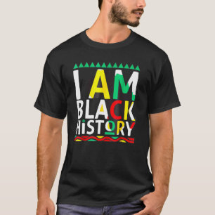 Ich bin schwarze Geschichte Monat afro afrikanisch T-Shirt