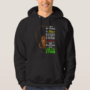 Ich bin Schwarze Geschichte Monat Frau Melanin Bla Hoodie