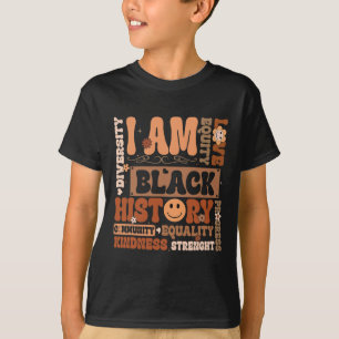 Ich bin Schwarze Geschichte Schwarze Geschichte Mo T-Shirt