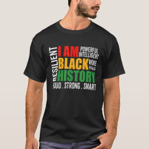 Ich bin schwarze Geschichte Schwarze Geschichte Mo T-Shirt