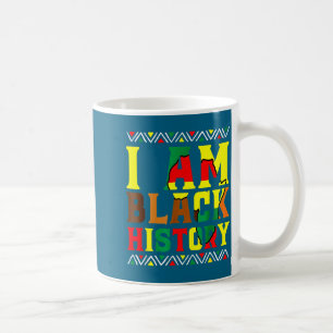 Ich bin schwarze Geschichte schwarze Geschichtsmon Kaffeetasse