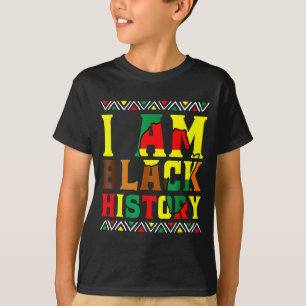 Ich bin schwarze Geschichte schwarze Geschichtsmon T-Shirt