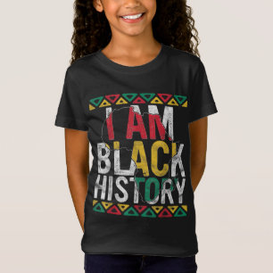 Ich bin schwarze Geschichte schwarzer Prix Geschen T-Shirt