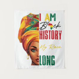 Ich bin schwarze Geschichte Wandteppich