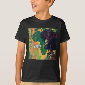 Ich bin schwarze Geschichtsaufkleber T-Shirt