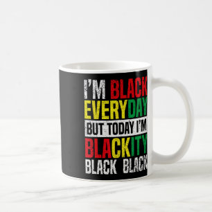 Ich bin schwarze schwarze afrikanische Männer Kaffeetasse