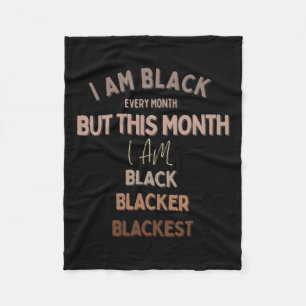Ich bin schwarzer Alltag, aber heute bin ich Black Fleecedecke