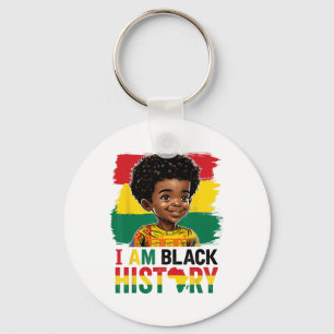 Ich bin Schwarzer Geschichte Afro-Junge Little Mel Schlüsselanhänger