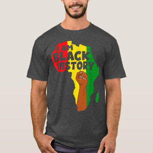 Ich bin schwarzer Geschichtsmonat Afrikanische Ame T-Shirt