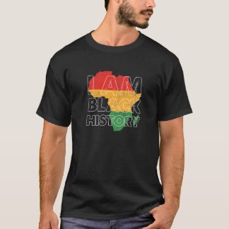 Ich bin schwarzer Geschichtsmonat, afrikanischer a T-Shirt