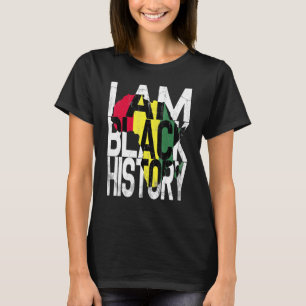 Ich bin schwarzer Geschichtsmonat, afrikanischer a T-Shirt