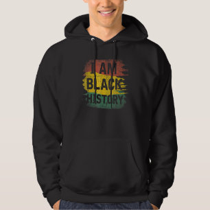Ich bin Schwarzer Geschichtsmonat Afro Afrikanisch Hoodie