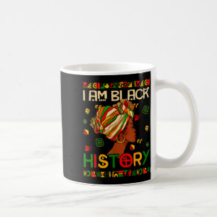 Ich bin Schwarzer Geschichtsmonat Afroamerikanisch Kaffeetasse