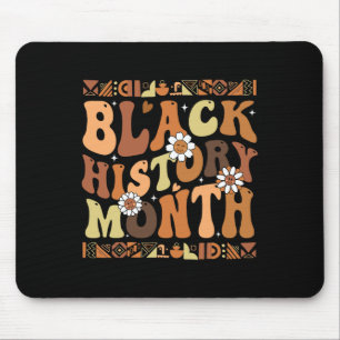Ich bin Schwarzer Geschichtsmonat Afroamerikanisch Mousepad