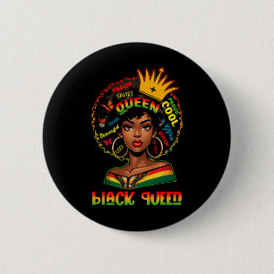 Ich bin Schwarzer Geschichtsmonat Frauen Mädchen A Button