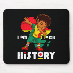 Ich bin schwarzer Geschichtsmonat Kinder Jungs Afr Mousepad