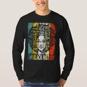 Ich bin schwarzer Geschichtsmonat, stolz auf Afroa T-Shirt