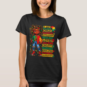 Ich bin schwarzes Kind Magische schwarze Frau Afri T-Shirt