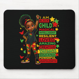 Ich bin schwarzes Kind Schwarze Geschichte Monat A Mousepad