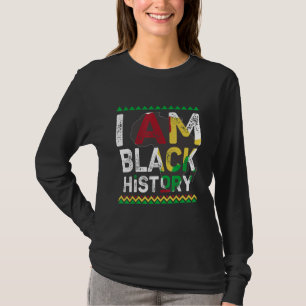 Ich bin Schwarzgeschichte Monat Afrikanischer amer T-Shirt