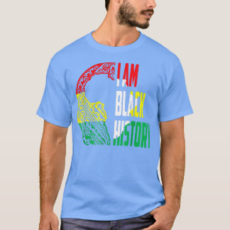 Ich bin Schwarzgeschichte Monat Afrikanischer amer T-Shirt