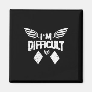 Ich bin schwer Doppel-Diamanten Ski Snowboarden Gi Magnet