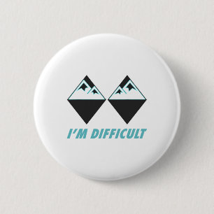 Ich bin schwer Ski Double Black Diamonds Colorado Button