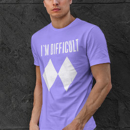 Ich bin schwer Skifahren Gag Vater Geburtstag Neuh Tri-Blend Shirt