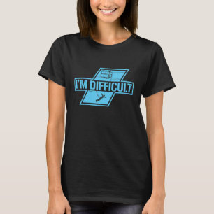 Ich bin schwieriger Bungee Jumping Adrenaline Bung T-Shirt