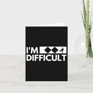 Ich bin Schwimmen Snowboarder Funny Snowboarden Sn Karte