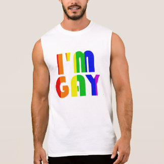 Ich bin schwul ärmelloses shirt