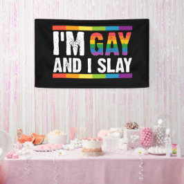 Ich bin schwul und sage LGBTQ-Gay Pride Banner
