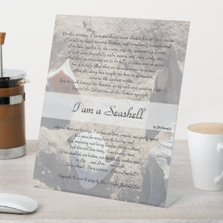 Ich bin Seashell - Schreibtisch 10x12 Stand v1.1 Sockelschild