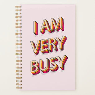 Ich bin sehr beschäftigt planer