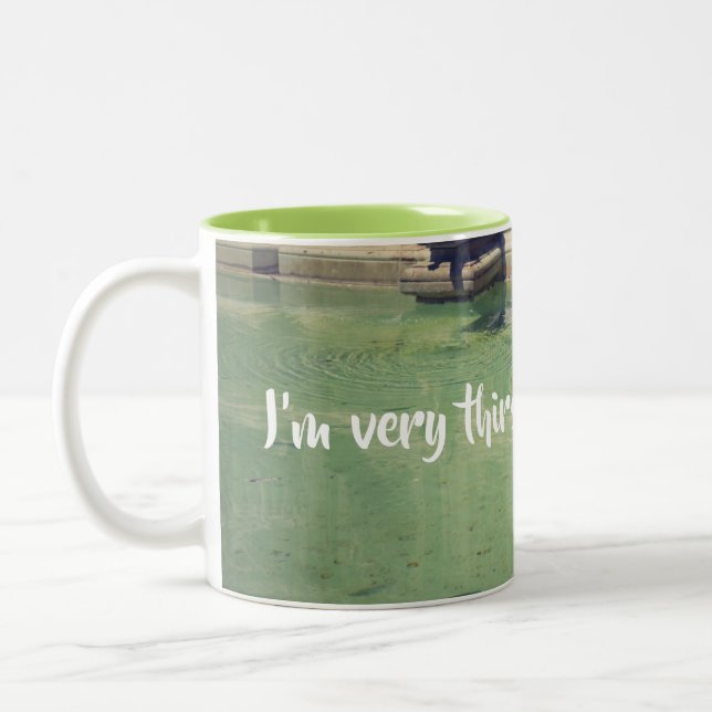 Ich bin sehr durstig zweifarbige tasse (Links)