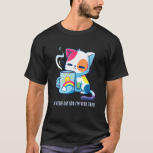 Ich bin sehr schwul und sehr wütend LGB Katzensto T-Shirt