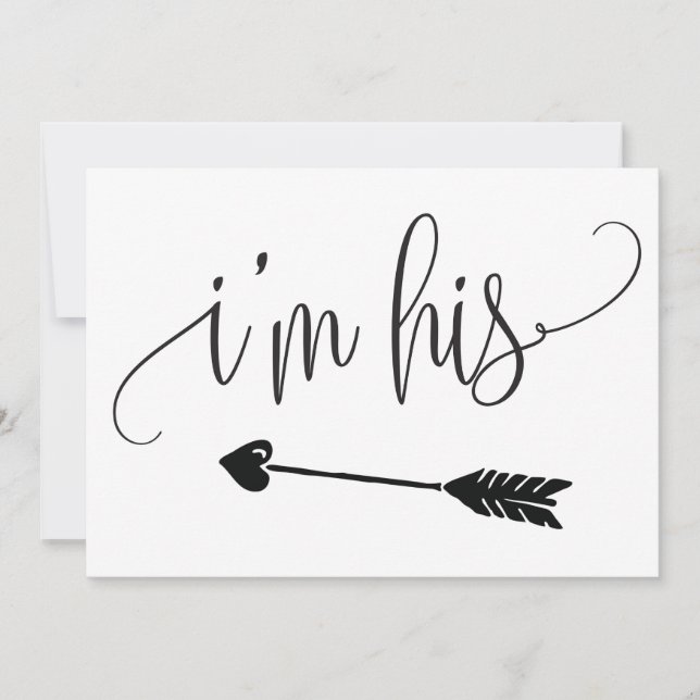 Ich bin sein Hochzeitszeichen (Vorderseite)