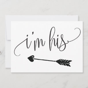 Ich bin sein Hochzeitszeichen