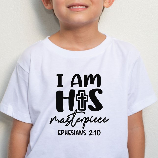 Ich bin sein Meisterwerk Ephesianer 2:10 Kid T - S T-Shirt (Von Creator hochgeladen)