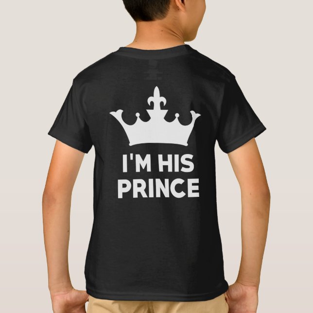 Ich bin sein Prinz T-Shirt (Rückseite)