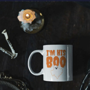 Ich bin seine Boo lustiger Geist Halloween Ehefrau Kaffeetasse