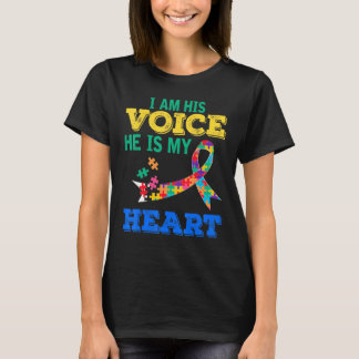 Ich bin seine Stimme, er ist mein Herz Puzzle Stüc T-Shirt