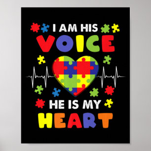 Ich bin seine Stimme, er ist meine Vorstufe zur Au Poster