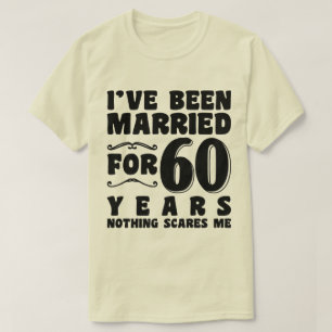 Ich bin seit 60 Jahren Cool Verheiratet T-Shirt