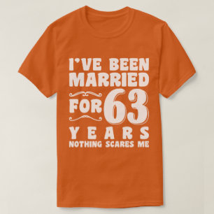 Ich bin seit 63 Jahren verheiratet Großeltern Cool T-Shirt